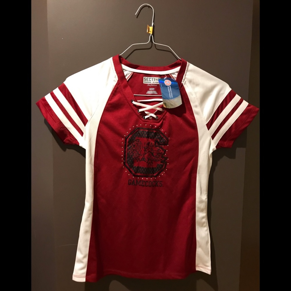 NWT University of South Carolina Small Glam Shirt
